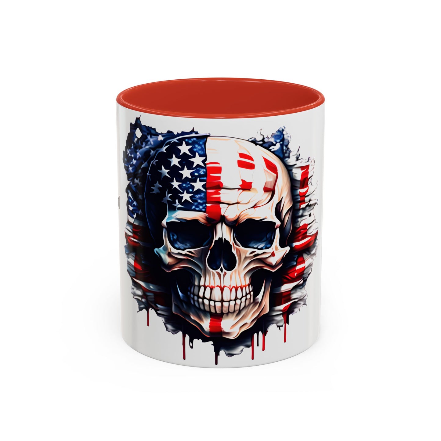 American Skull Graphic Coffee Mug - 11oz & 15oz