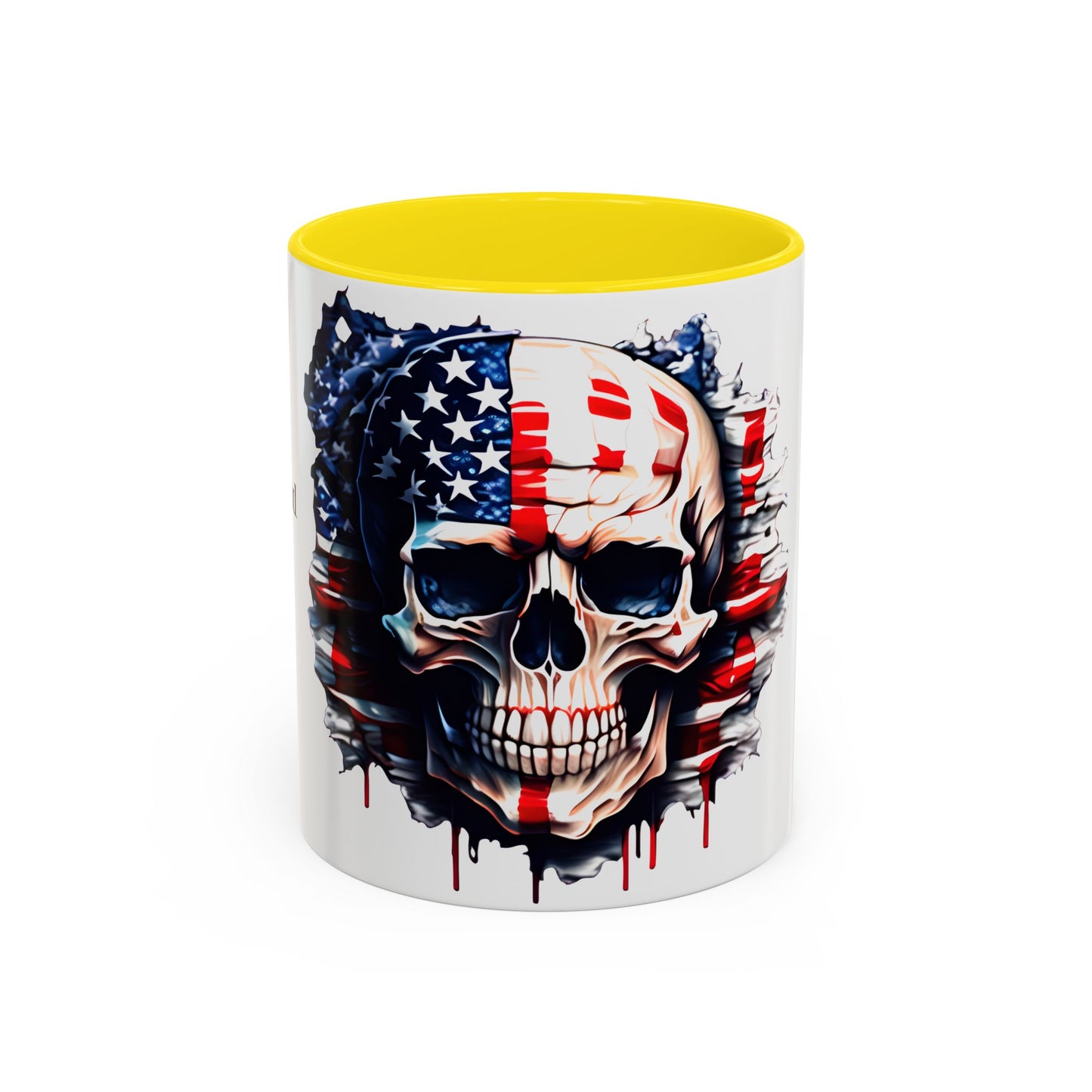 American Skull Graphic Coffee Mug - 11oz & 15oz