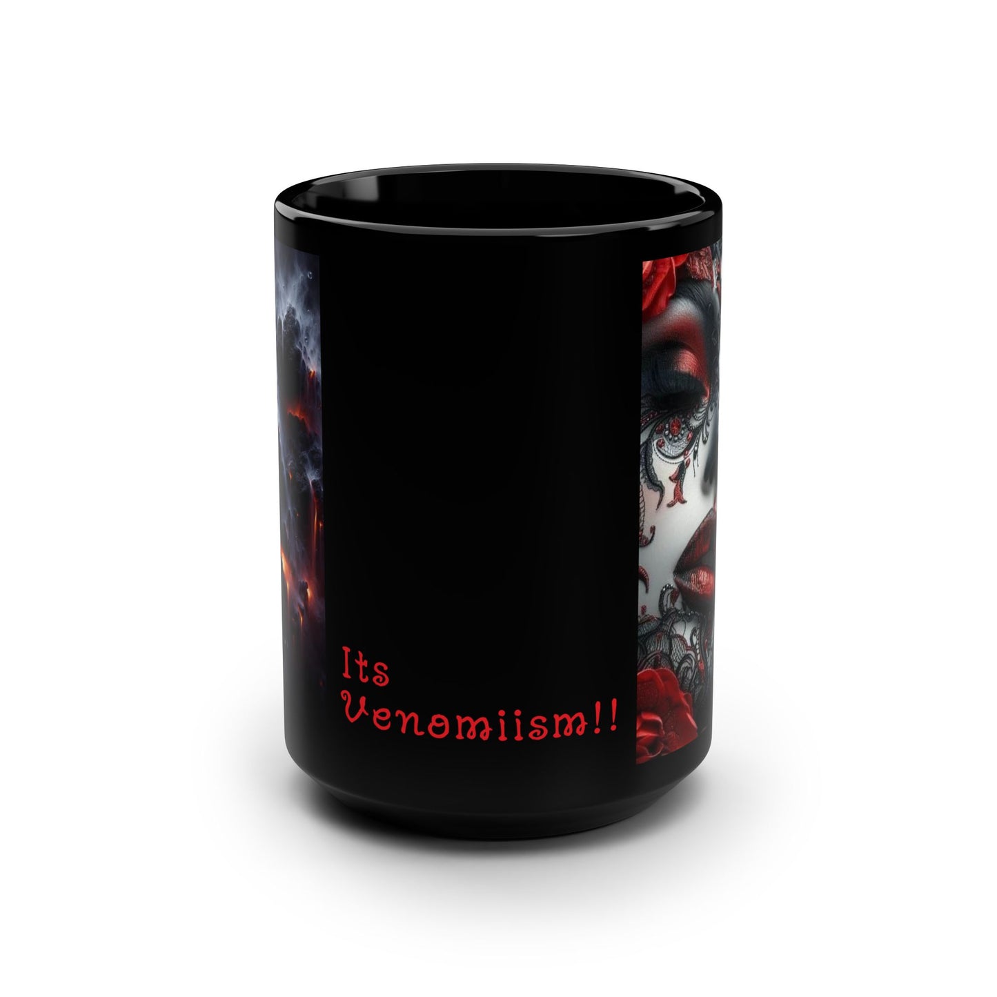 "It's Venomism!!" Gothic  Coffee Cup for Dark Aesthetic Lovers