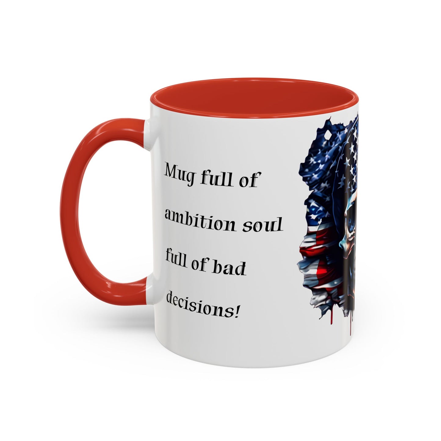 American Skull Graphic Coffee Mug - 11oz & 15oz