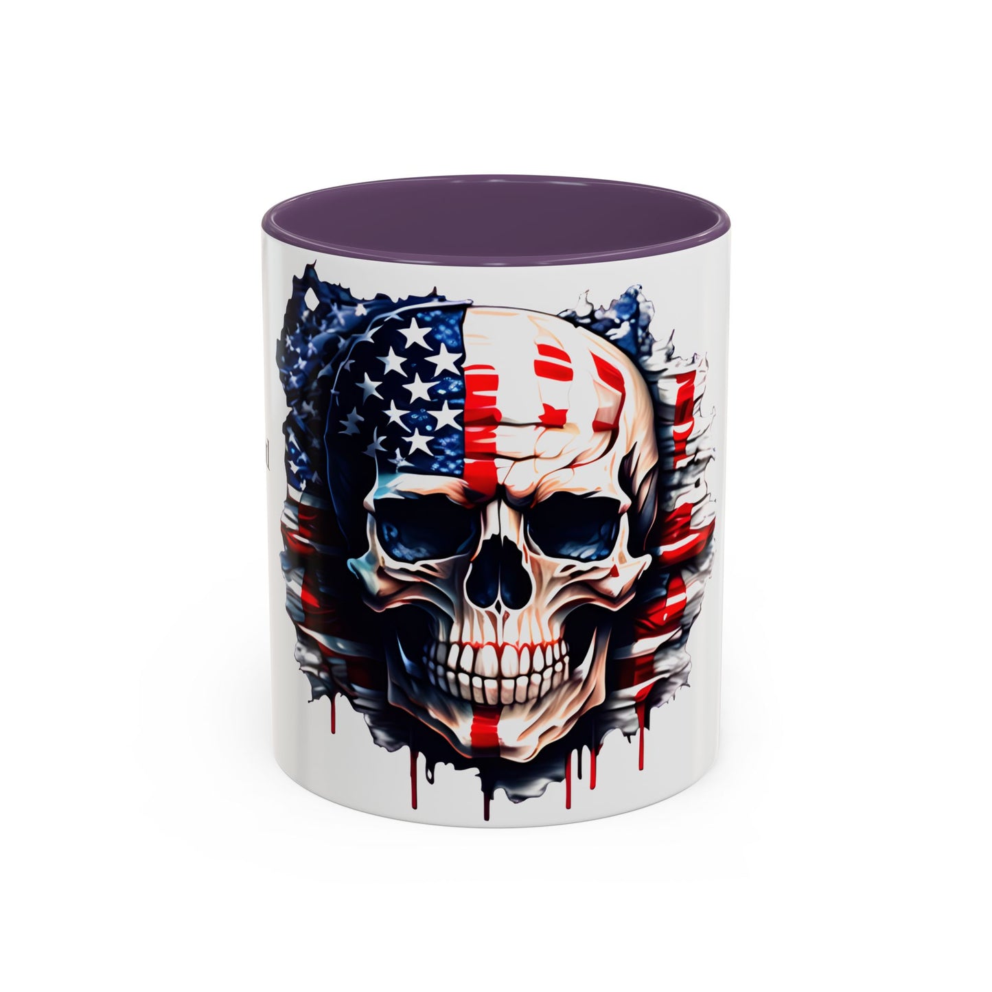 American Skull Graphic Coffee Mug - 11oz & 15oz