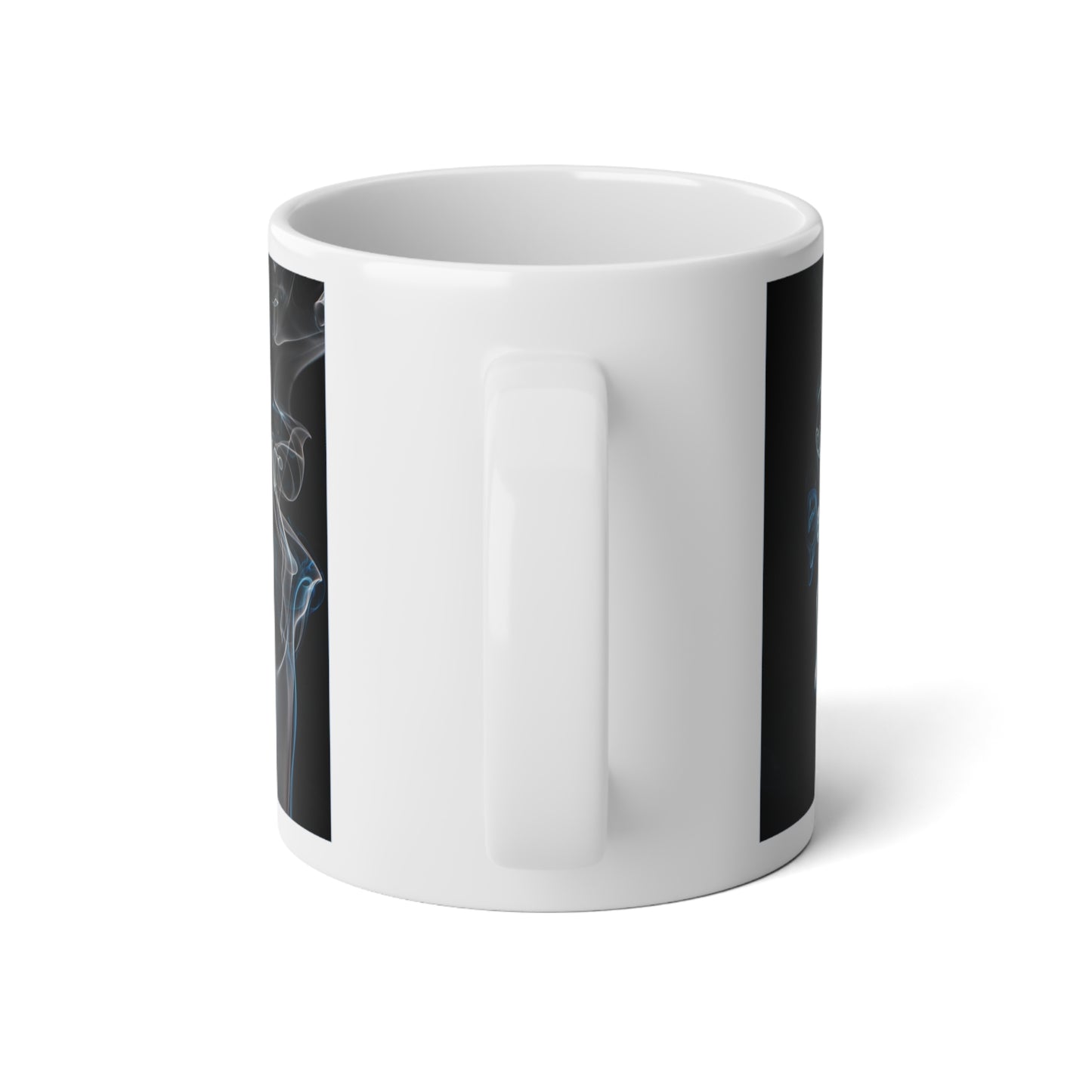 Elegant Smoke Design Jumbo Mug - 20oz Coffee Cup for Art Lovers