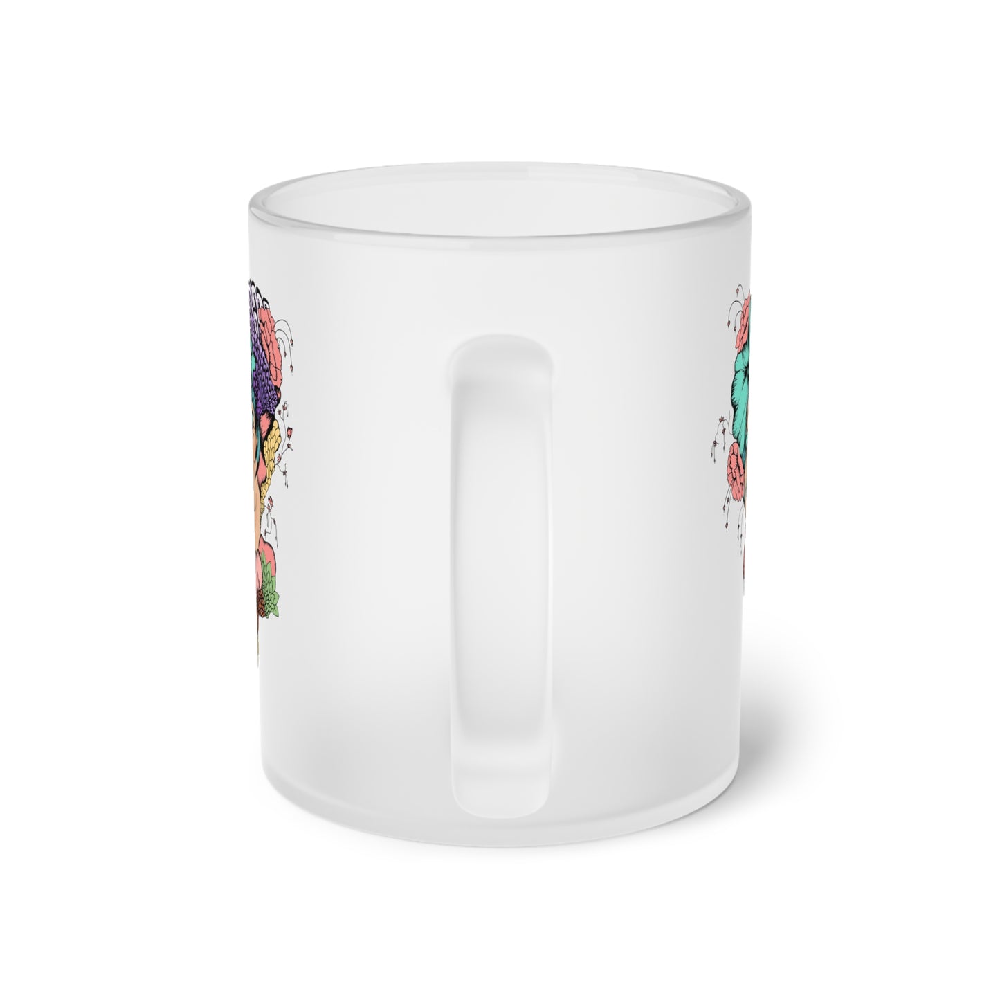 Marijuana Frosted Glass Mug