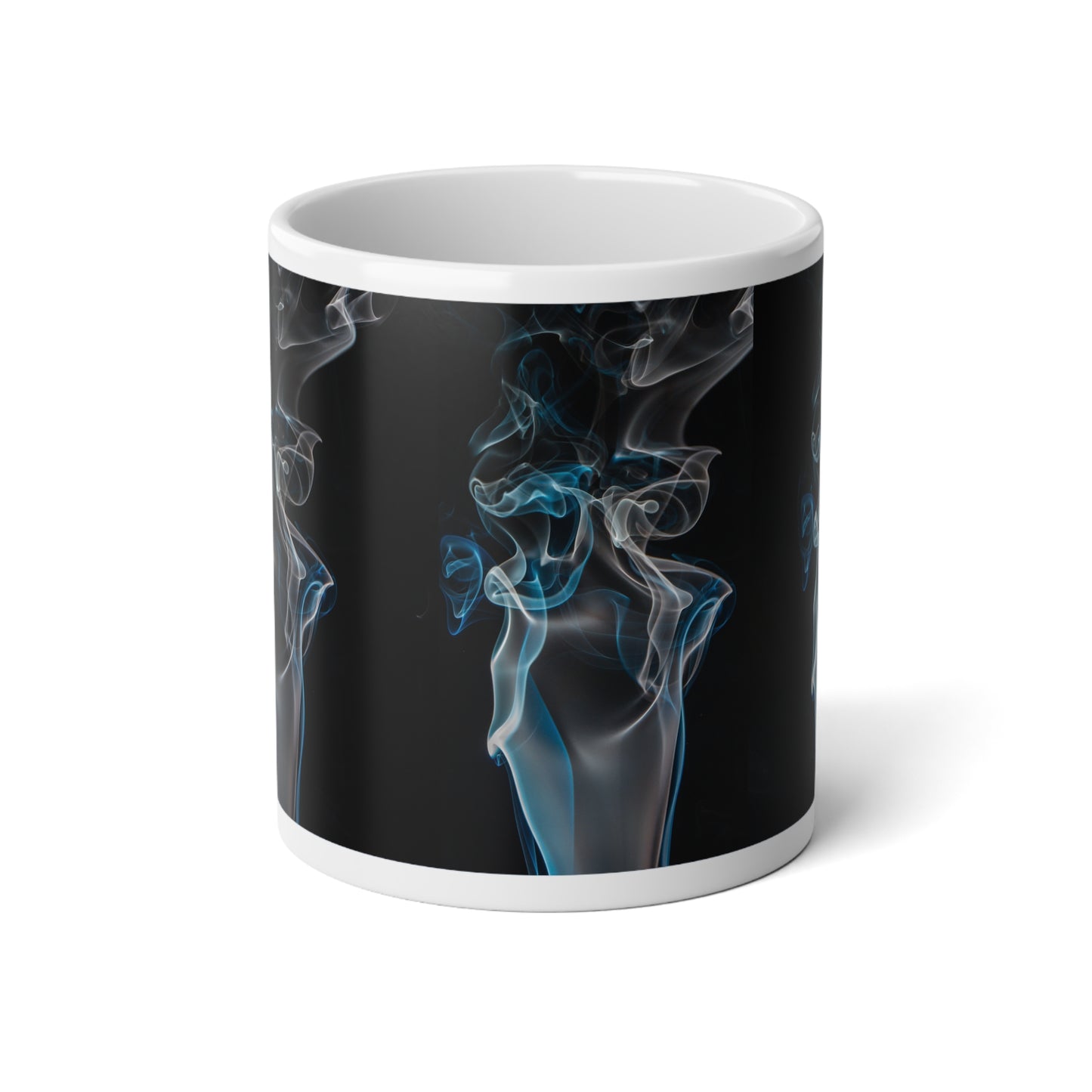 Elegant Smoke Design Jumbo Mug - 20oz Coffee Cup for Art Lovers