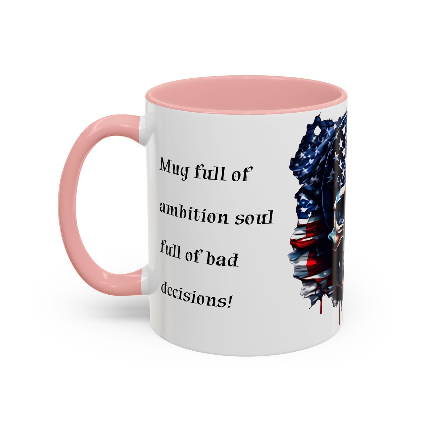 American Skull Graphic Coffee Mug - 11oz & 15oz